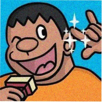 同好小满的留言头像，抱枕上的人物涂鸦